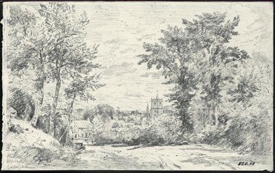 The Entrance into Gillingham, Dorset by John Constable